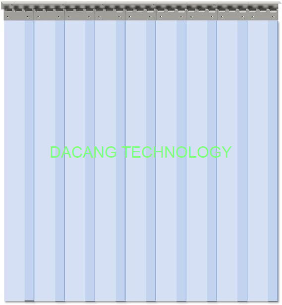 pvc door curtain standard