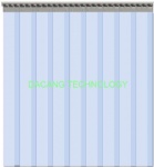 pvc door curtain standard